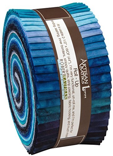 Lunn Studios PRISMA DYES OPEN WATERS BATIKS Roll Up 2.5