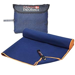 Microvezel Reisen Sporthanddoek, 1-Pak, Sneldrogend, Ultra Absorberend, Lichtgewicht, Ideaal voor Strand, Sportschool…