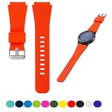 For Samsung Gear S3 Frontier / S3 Classic Smartwatch Replacement Watch Band - Feskio Accessory Soft Silicone Bracelet Wrist Strap Watch Band for Samsung Gear S3 Frontier / Classic Smartwatch