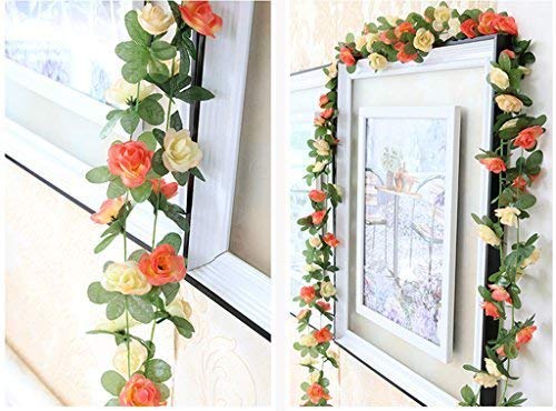 3 Miracliy+Flowers+Artificial+Hanging+Champagne