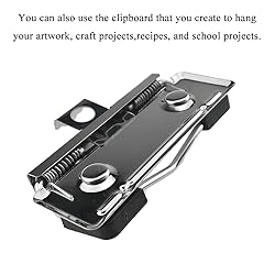 HAHIYO 2.76 Inches Silver Metal Clipboard Clips