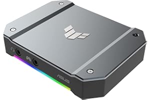 ASUS TUF Gaming Video Capture Card (CU4K30) 4K/2K/1080P 120 FPS & HDR Passthrough, Near-Zero Latency, Certified for OBS, USB 