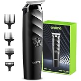 Oraimo Beard Trimmer for Men Electric Razor Shaver Easy to Use and Clean | 7000 RPM Powerful Motor Cordless T-Blade USB Type-C Fast Charging Zero-Gapped SmartTrimmer for Beard Edging Body Grooming