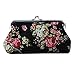Wallet,toraway Lady Vintage Flower Mini Coin Purse Wallet Clutch bag (Black #1)
