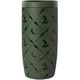 Simple Modern Halloween Signature Voyager | 16oz Travel Coffee Mug Tumbler with 360° Lid | Gifts for Women Men | Ceramic-Lined Insulated Stainless Steel Cold Brew Iced Coffee Cup | Argyle Witch