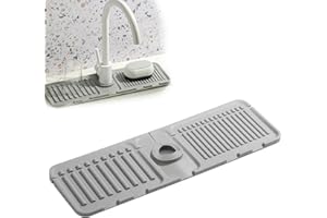 Kitchen Sink Faucet pad, Kitchen Sink Splash Guard, Silicone Drain pad, Sink Tray Sink Protector, Sink Faucet pad Splash Guar