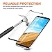 Woitech Samsung S8 Tempered Glass Screen Protector, Full Coverage Case Friendly Anti-Bubble Screen Cover Film for Galaxy S8, 5.8 Black
