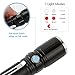 Zglon Ultra Bright Tactical Flashlight, Portable High Power Torch Flashlights 1000 lumens 7 Light Modes, Water Resistant Led Tac Light Rechargeable(18650) Battery Included for Camping Security, Emerge