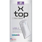 X Top for Men Incontinence Pouch, Level 3, Pack/9