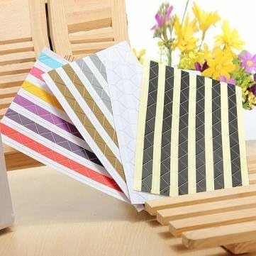 UR Home Decor 102Pcs Scrapbook Photo Album Corners Self Adhesive Album