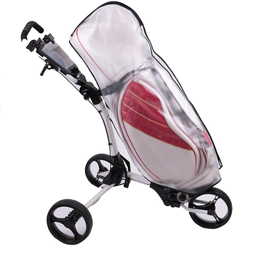 RiToEasysports Bag Rain Cover, Waterproof Dustproof Wear Resistant PVC Transparent Bag Rain Cover Accessory