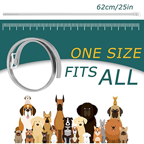 Collar-antipulgas-para-Perros-Collar-antipulgas-de-Seguridad-Natural-para-Perros-Collar-antipulgas-Ajustable-Collar-Impermeable-contra-pulgas-para-Perros-proteccion-de-8-Meses-Talla-unica