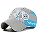 Home Prefer Kids Toddlers Lightweight Sun Hat Cotton Mesh Sun Protection Hats (Gray)