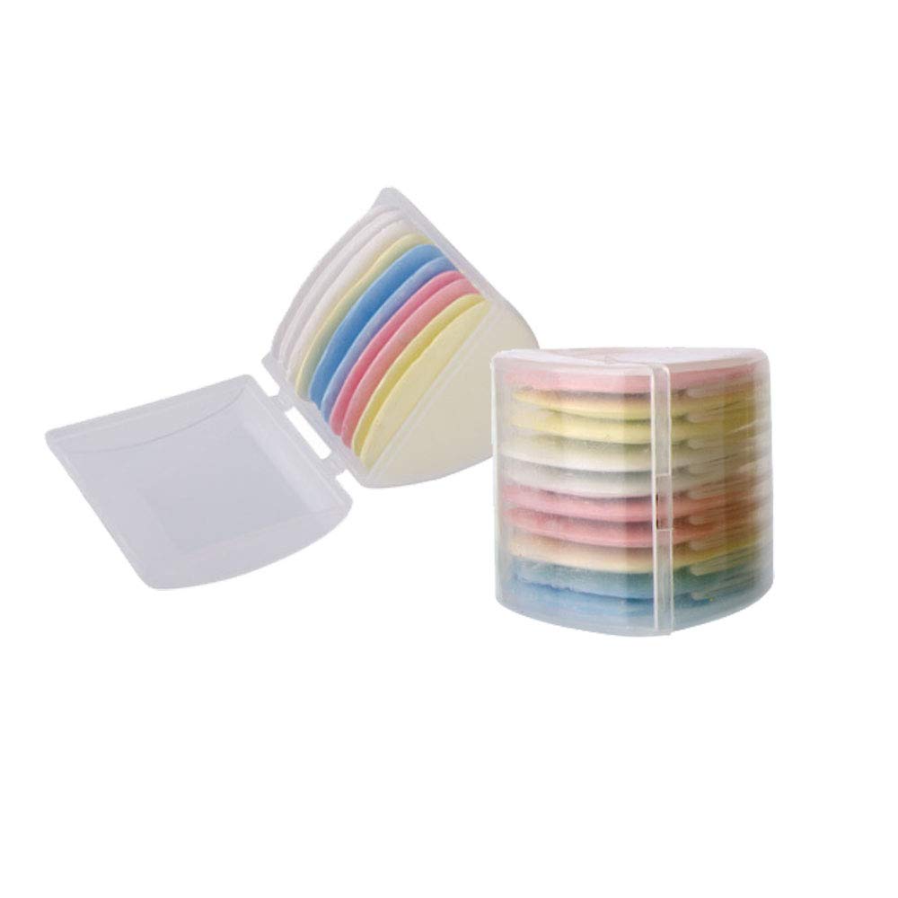 XINGSUI 10 PCS Tailoring Chalks, Triangle Tailoring Pens, Fabric Marking Chalks, Used for Tailoring, Sewing, Making, Fabric Marking DIY Making Clothes (4 Colors)