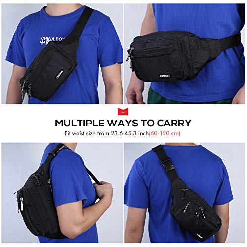 CXWMZY Waist Pack Bag Fanny Pack for Men&Women Hip Bum Bag with