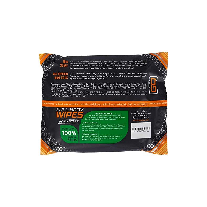 HyperGo RinseFree Hypoallergenic Biodegradable Bathing