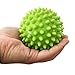 Premium Spiky Massage Ball Reflexology, Trigger Point Therapy, Myofascial Release & Increased Mobility Self Massage Relieve Plantar Fasciitis, Foot, Back, Neck Pain, Yoga (3 Inch, Green)