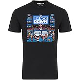 Wrestling Smack Down 8-Bit Gaming System Style Graphic Tee Shirt