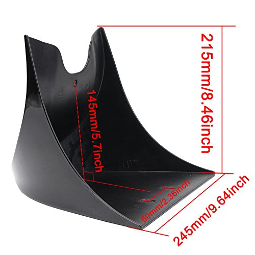 Jade Onlines Universal Gloss Lower Chin Fairing Front Spoiler for Harley Sportster 883 1200XL Dyna Fatboy Softail V-Rod Touring Glide