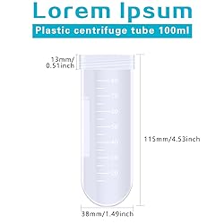 BIPEE Centrifuge Tubes100 ml Higher Quality Conical