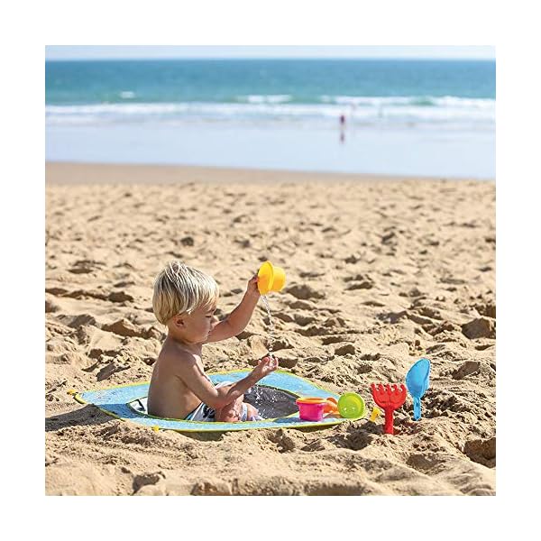 Ludi Piscine Pour Bebe A La Plage Des 10 Mois Inclus 9 Jouets De Plages Structure Pop Up Legere Se Plie Et Se Tentes Pour Enfants