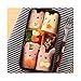 Witkey 5 Pcs ! Bento Accessories Bears Seals Bunny Chick Bear Shape DIY Rice Ball Mould Korean Laver Take Boarder Sushi Mold Sandwich Mold Mould Cutter Stamp