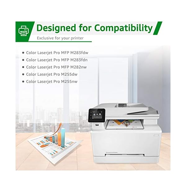 ▷ GREENSKY 207X Cartucho de Toner Compatible para HP 207X 207A para HP  Color Laserjet Pro MFP M283fdw M283fdn M282nw… | Tienda online teclat.net 🥇
