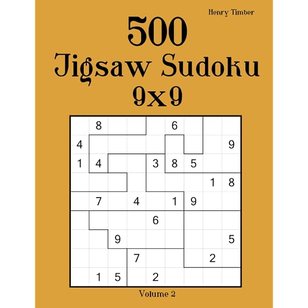 500 Jigsaw Sudoku 9x9: Volume 1: Timber, Henry: 9781502955821