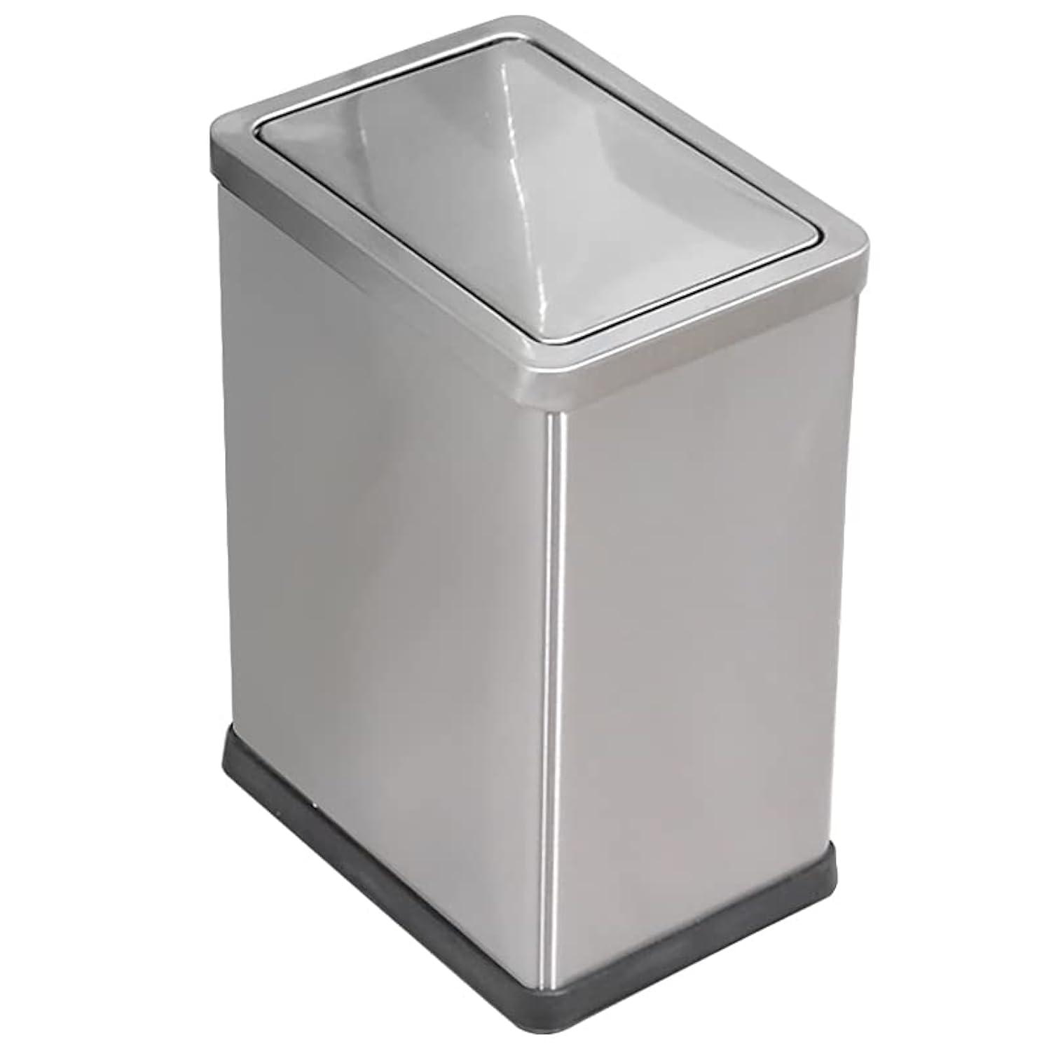 JINYCOME 2.6 Gallon Small Office Bathroom Trash Can with Swing Lid ...