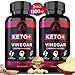 (2 Pack | 120 Capsules) Organic Keto Diet Pills + Apple Cider Vinegar with MCT Oil & BHB Supplement - Best Advanced Keto Max Boost ACV Diet Pills from Shark Tank - Exogenous Ketones for Women Men