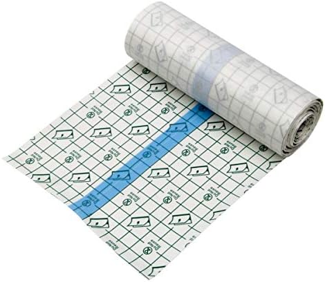 Tattoo Bandage Roll Iootmoy 6 x 39.3inches Tattoo Film AfterCare Protective Waterproof Tattoo Aftercare Product for Initial Healing Clear Adhesive Antibacterial Bandage Tattoo Supplies