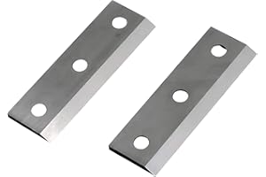 Landworks Mini Wood Chipper Shredder Mulcher Industrial Replacement Blade/Knives Set (Qty 2) for Both LCE12 SuperHandy and GUO054 Model Wood Chippers