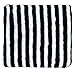Baby Blanket (Black/White Stripes)