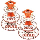 2-Set Class of 2022 Orange Black 3-Tier Graduation