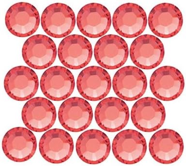 SWAROVSKI ELEMENTS Hotfix Crystal Flatback Rhinestones SS20 Padparadscha (50)