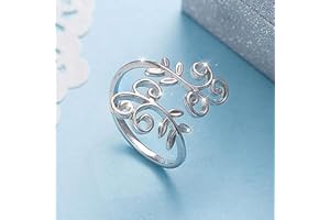 1pc Elegant Vines and Leaves Opening Ring for Women Ideal for Parties and Dates Versatile Trendy Birthday Gifts