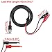 Sumnacon BNC Male Connector to Dual Alligator Clip + Minigrabber Test Lead, 300 V 50 Ohm BNC Test Cable Oscilloscope Test Probe Leads With Marker Ring