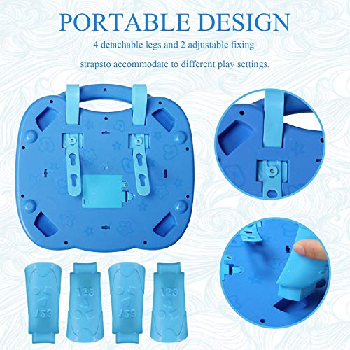 WISHTIME 2 in 1 Musical Learning Table - Baby 2 in 1 Early Education Toys Music Activity Center Table for Infant Babies Toddler Boys Girls 18 Months up - Thumbnail 5