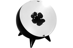 Lonyiabbi Ferrofluid Sound Visualizer, Rhythm Lamp, Ferrofluid Dancing to The Beat of The Music, Symbiont in a Bottle, Perfect for Gaming, Desk and Home Decor，Not a Speaker (Black)