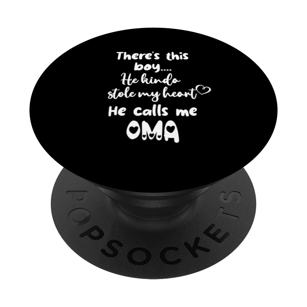 German Flemish Grandma Grandmother This Boy Calls Me Oma PopSockets Swappable PopGrip