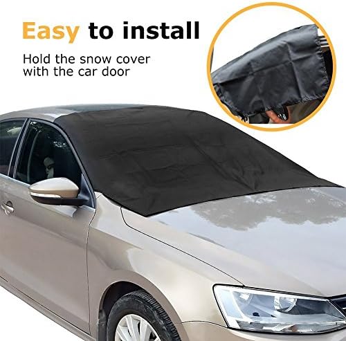 スポンサー プロダクト Minloor カー フロントガラス 凍結防止カバー 車サンシェード サンシェード 車 日除け フロントガラス 夏冬兼用 車種汎用 215 X 125cm X 150cm B078txltbc 600円