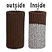 24 PCS Chair Leg Socks Coffee Furniture Leg Socks - Knitted Elastic Chair Leg Floor Protectors for Avoid Scratches - Furniture Booties Covers for Moving Easily and Reduce Noise