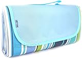 koolsupply Sand Proof Water Proof Beach Blanket Mat, Picnic Blanket, Outdoor Mat, Water Resistant Top with Water and Stain Proof Bottom, Large Mat, Easy to Fold and Clean (Sports)