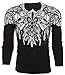 Xtreme Couture AFFLICTION Mens THERMAL T-Shirt GATHERER Tattoo Biker