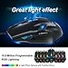 TeckNet Wired Gaming Mouse, Programmable Optical Computer Mice with Premium 7000DPI Sensor, 8 Programmable Buttons, 8 Breathing Light, Ergonomic Design, RGB Light, Support PC Laptop Deskthumb 4