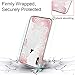 Casetego Compatible iPhone Xs Max Case,Clear Soft Flexible TPU Case Rubber Silicone Skin with Flowers Floral Printed Back Cover for Apple iPhone Xs Max 6.5 inch 2018,Rose Gold Flower