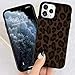 for iPhone 11 Pro Max Protective Case Super Cute Furry Leopard Print TPU Case Ultra Slim Girls Case Flexible Soft Rubber Shell Shockproof Funcky Back Bumper Case Cover for iPhone 11 Pro Max Black