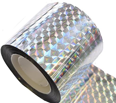 Life987 Double Side Bird Repellent Scare Tape Bird Control Device To Keep Away Pigeons, Ducks, Crows and More Works Great With Netting And Spikes