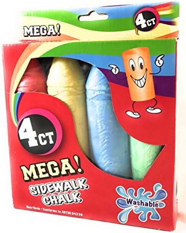 Non-Toxic Washable MEGA Sidewalk Chalk
