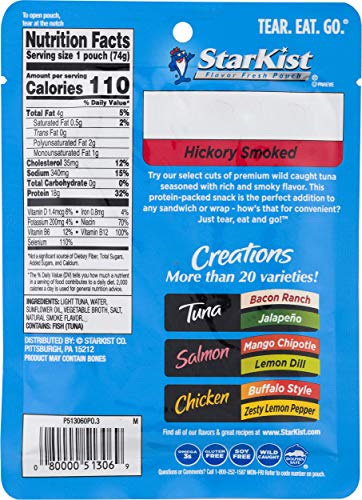 StarKist-Tuna-Creations-Hickory-Smoked-26-oz-pouch-Pack-of-12-Packaging-May-Vary